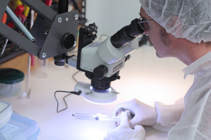 Some pre-assembly or design work on filaments for spectroscopy