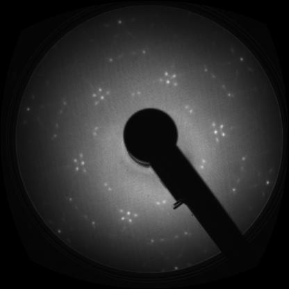 BP3 on Au (111) LEED Pattern 69 eV