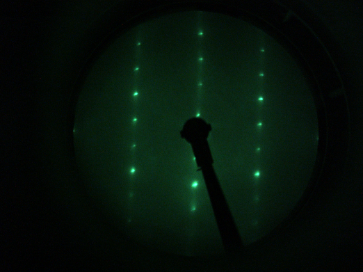 Ga2O3 (201) v2 - LEED Pattern 100 eV