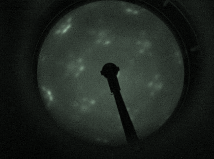 GaN AlN Si (100) - LEED Pattern 110 eV