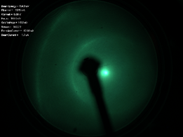 HOPG - Highly Oriented Pyrolytic Graphite - LEED Pattern 155 eV