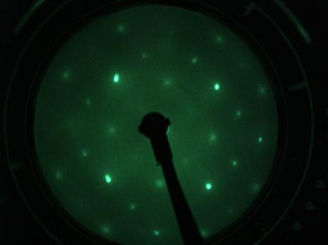 Ni (100) - LEED Pattern 110 eV at 400°C