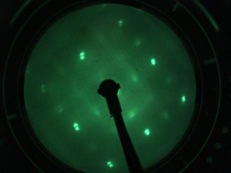 Ni (100) - LEED Pattern 110 eV at 680°C