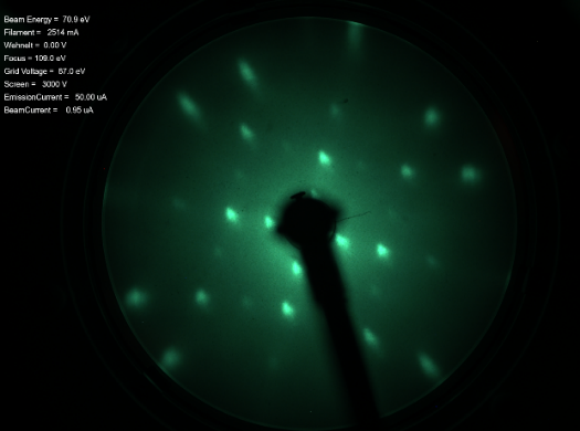 SOS (100) - LEED Pattern 70 eV