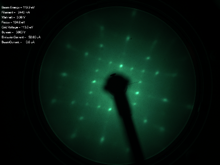 SOS (100) 0.6 &micro;m - LEED Pattern 120 eV