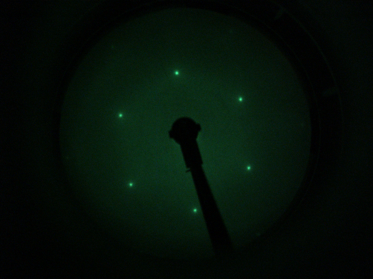 SiC 4H (0001) - LEED Pattern 110 eV