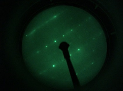 Ti Ga2O3-β (010) - LEED Pattern 155 eV